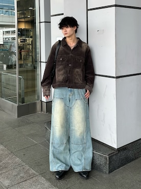 「アイテム（その他アウター）」を使った、中村瑞輝(みずきち)さん（メンズ・176cm・20代）の秋コーディネート