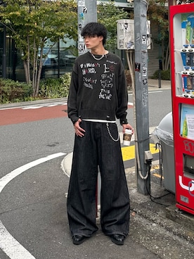 中村瑞輝(みずきち)さん（メンズ・176cm）の秋コーディネート