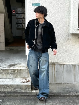 「アイテム（ブレスレット）」を使った、中村瑞輝(みずきち)さん（メンズ・176cm・20代）の冬コーディネート