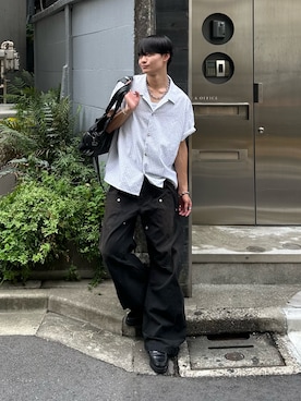 「アイテム（バッグ）」を使った、中村瑞輝(みずきち)さん（メンズ・176cm）の夏コーディネート