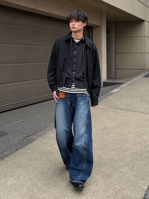Knit polo cardigan / ニットポロカーディガン（カーディガン/ボレロ
