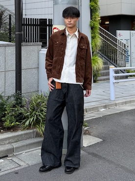 「アイテム（リング）」を使った、中村瑞輝(みずきち)さん（メンズ・176cm）の秋コーディネート