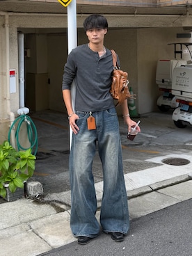 中村瑞輝(みずきち)さん(メンズ・176cm)の秋コーディネート