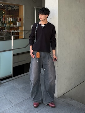 「Berwick1707（バーウィック）のアイテム」を使った、中村瑞輝(みずきち)さん（メンズ・176cm）の春コーディネート
