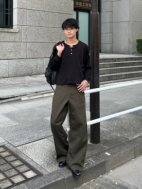 中村瑞輝(みずきち)さん（骨格ナチュラル・メンズ・176cm）の秋コーディネート