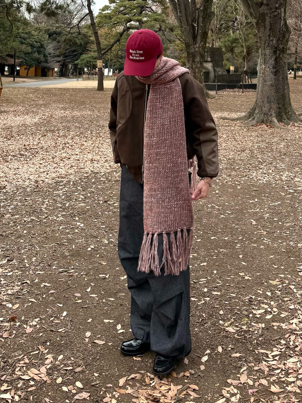 WOOL BLEND SWITCHING BLOUSON/ウールブレンド異素材切替