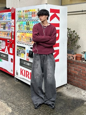 中村瑞輝(みずきち)さん（メンズ・176cm）の秋コーディネート