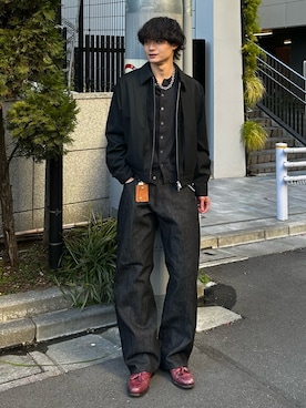 中村瑞輝(みずきち)さん（メンズ・176cm）の冬コーディネート