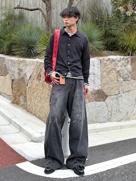 「アイテム（ブレスレット）」を使った、中村瑞輝(みずきち)さん（メンズ・176cm）の春コーディネート