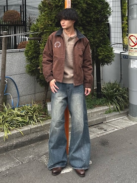 「アイテム（ベルト）」を使った、中村瑞輝(みずきち)さん（メンズ・176cm）の冬コーディネート