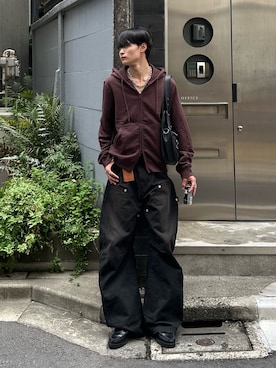 「アイテム（キーケース/キーアクセサリー）」を使った、中村瑞輝(みずきち)さん（メンズ・176cm・20代）の秋コーディネート