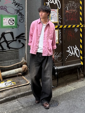「ネックレス」｜中村瑞輝(みずきち)さん（メンズ・176cm）の春コーディネート