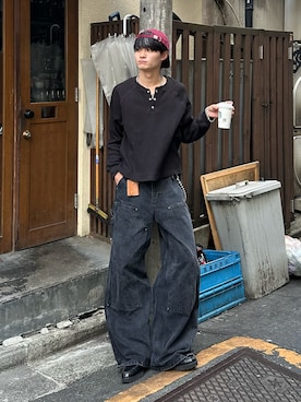 「アイテム（トップス）」を使った、中村瑞輝(みずきち)さん（メンズ・176cm・20代）の秋コーディネート