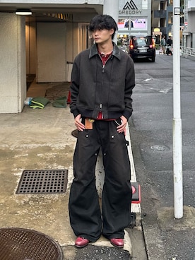 「DIESEL（ディーゼル）のアイテム」を使った、中村瑞輝(みずきち)さん（メンズ・176cm）の秋コーディネート