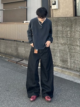 中村瑞輝(みずきち)さん（骨格ナチュラル・メンズ・176cm）の秋コーディネート
