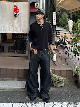 「アイテム（財布/小物）」を使った、中村瑞輝(みずきち)さん（メンズ・176cm）の秋コーディネート