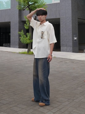 「アイテム（トップス）」を使った、中村瑞輝(みずきち)さん（メンズ・176cm・20代）の夏コーディネート