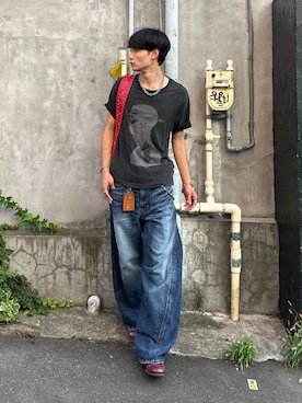 「アイテム（キーケース/キーアクセサリー）」を使った、中村瑞輝(みずきち)さん（メンズ・176cm・20代）の秋コーディネート