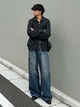 「アイテム（バッグ）」を使った、中村瑞輝(みずきち)さん（メンズ・176cm・20代）の秋コーディネート