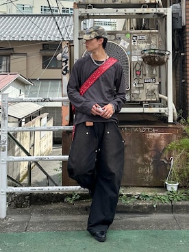 「アイテム（キーケース/キーアクセサリー）」を使った、中村瑞輝(みずきち)さん（メンズ・176cm・20代）の秋コーディネート