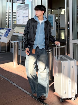 SINSS（シンス）の「Concealed front short zip blouson / コン