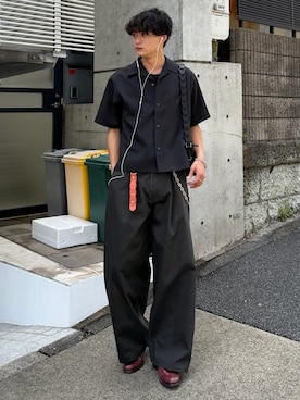 「Berwick1707（バーウィック）のアイテム」を使った、中村瑞輝(みずきち)さん（メンズ・176cm）の春コーディネート