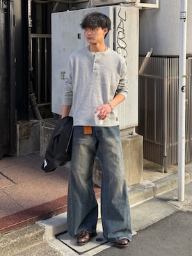 「アイテム（リング）」を使った、中村瑞輝(みずきち)さん（メンズ・176cm）の春コーディネート