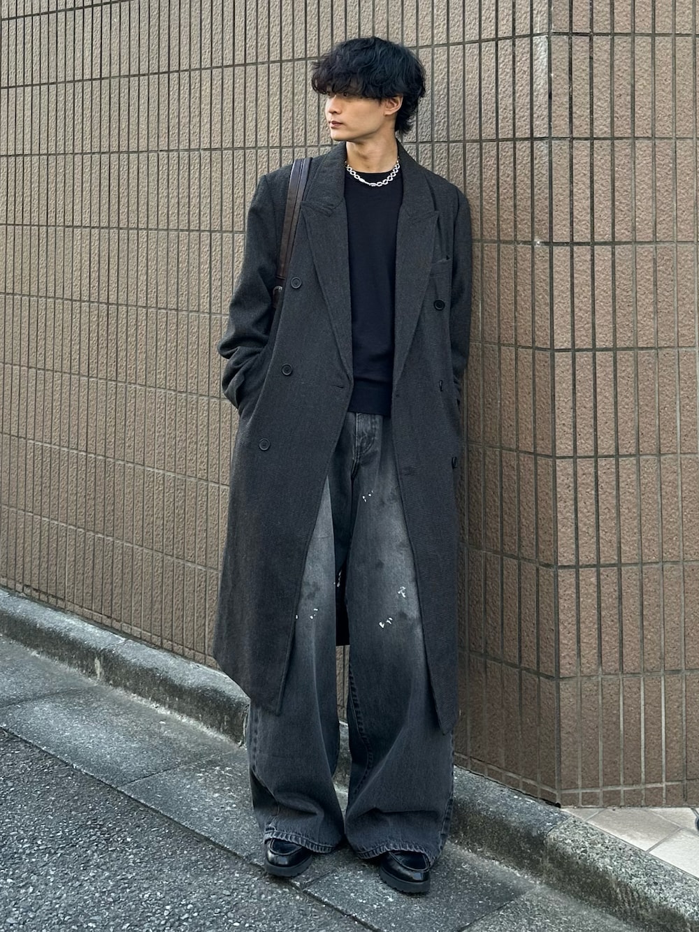 Classic Wool Blend Tweed Coat / クラシックウールブレンドツイード