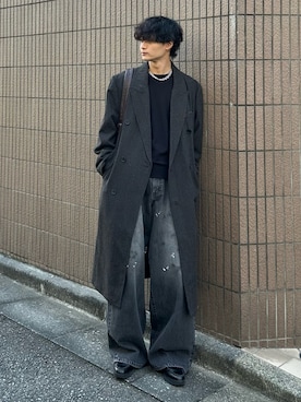 「アイテム（ショルダーバッグ）」を使った、中村瑞輝(みずきち)さん（メンズ・176cm）の冬コーディネート