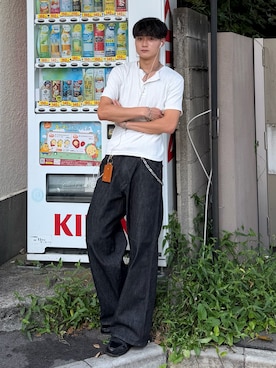 「アイテム（財布/小物）」を使った、中村瑞輝(みずきち)さん（メンズ・176cm）の夏コーディネート