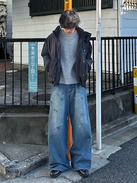 「アイテム（アクセサリー）」を使った、中村瑞輝(みずきち)さん（メンズ・176cm）の冬コーディネート