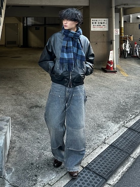 「DAIRIKU（ダイリク）のアイテム」を使った、中村瑞輝(みずきち)さん（メンズ・176cm）の冬コーディネート