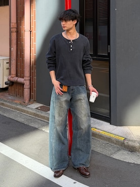 「アイテム（リング）」を使った、中村瑞輝(みずきち)さん（メンズ・176cm）の春コーディネート