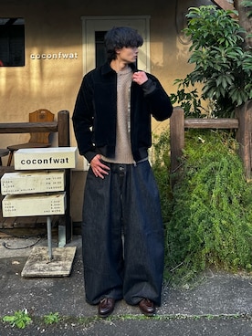 「アイテム（リング）」を使った、中村瑞輝(みずきち)さん（メンズ・176cm）の冬コーディネート