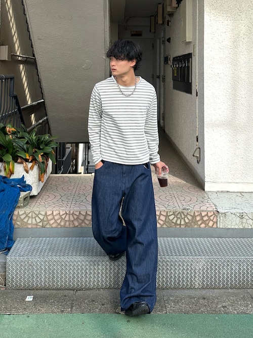 セール】ZOZOMARKET by みずきち-5ポケットバギーデニム（デニムパンツ