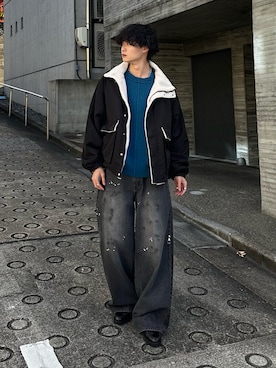 中村瑞輝(みずきち)さん（メンズ・176cm）の冬コーディネート