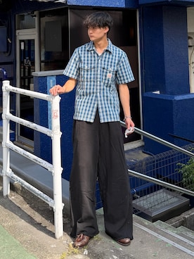 「SBG（エスビー）のアイテム」を使った、中村瑞輝(みずきち)さん（メンズ・176cm）の夏コーディネート