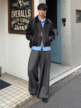中村瑞輝(みずきち)さん(メンズ・176cm)の秋コーディネート
