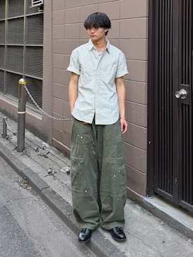 「SBG（エスビー）のアイテム」を使った、中村瑞輝(みずきち)さん（メンズ・176cm）の夏コーディネート