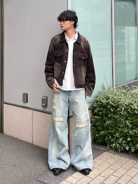 「アイテム（その他アウター）」を使った、中村瑞輝(みずきち)さん（メンズ・176cm）の秋コーディネート