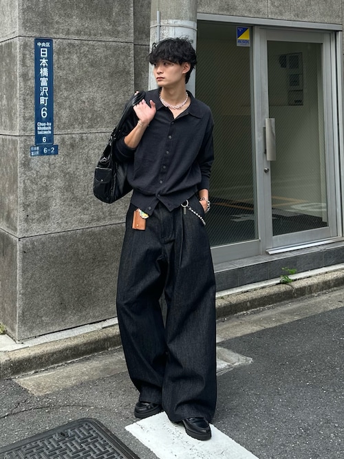 sinss ニットポロカーディガン Knit polo cardigan / ニットポロカーディガン（カーディガン