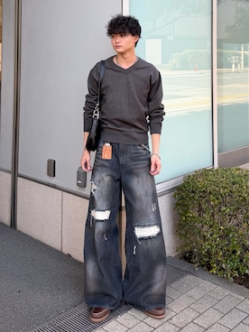 「Timberland（ティンバーランド）のアイテム」を使った、中村瑞輝(みずきち)さん（メンズ・176cm）の春コーディネート