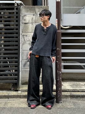「DIESEL（ディーゼル）のアイテム」を使った、中村瑞輝(みずきち)さん（メンズ・176cm）の秋コーディネート