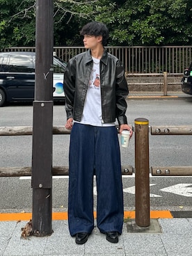 「アイテム（ジャケット/アウター）」を使った、中村瑞輝(みずきち)さん（メンズ・176cm・20代）の秋コーディネート