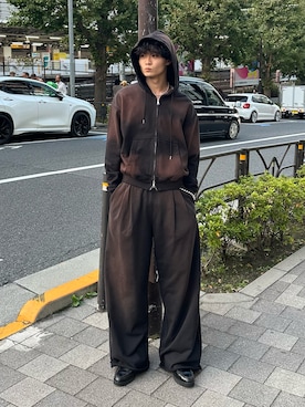 「アイテム（スウェットパンツ）」を使った、中村瑞輝(みずきち)さん（メンズ・176cm・20代）の秋コーディネート