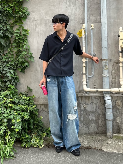 【GANNI】ブラック スモール バッキー クロスボディ バッグ Bucky Bag Small Crossbody Nylon（ショルダーバッグ）｜GANNI