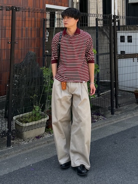 「アイテム（アクセサリー）」を使った、中村瑞輝(みずきち)さん（メンズ・176cm）の春コーディネート