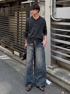 T/C CREW COMPACT CARDIGANを使った人気ファッションコーディネート - WEAR