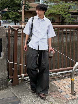 「Berwick1707（バーウィック）のアイテム」を使った、中村瑞輝(みずきち)さん（メンズ・176cm）の春コーディネート