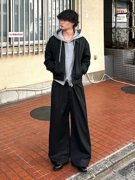 中村瑞輝(みずきち)さん（メンズ・176cm）の冬コーディネート